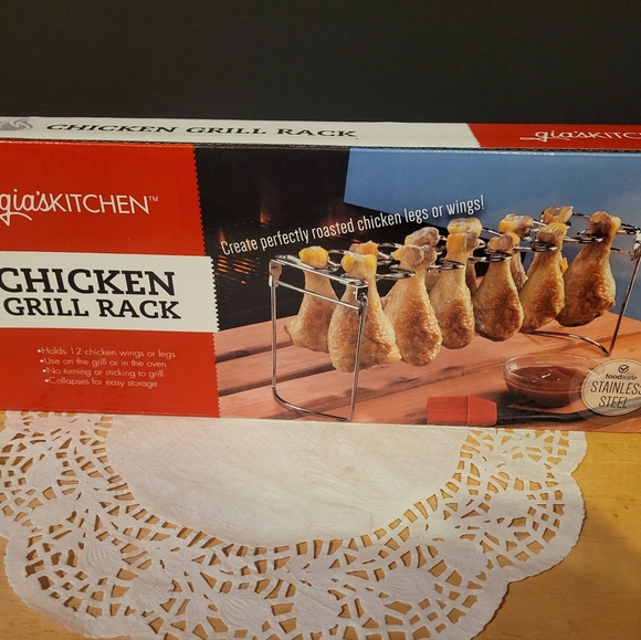 NIB Chicken Leg or Wings Grill Rack - Picture 2 of 5